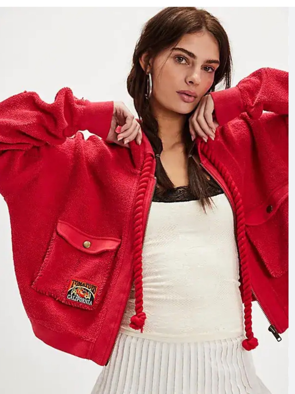 Free People So Lush Sweatshirt Size S